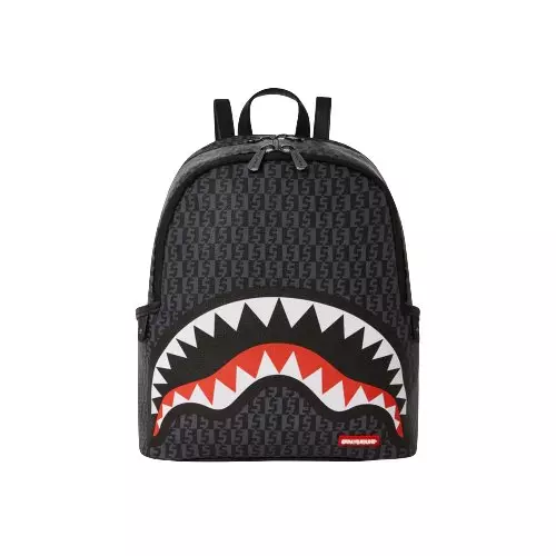 Sprayground Money Check Mini Backpack Grey